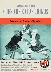 CURSO KATAS CHINOS 13-05-2018