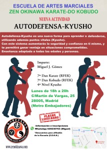 CARTEL KYUSHO EMBAJADORES 2018